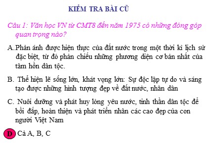 Bài giảng Ngữ văn Lớp 12 - Tiết 70: Chiếc thuyền ngoài xa