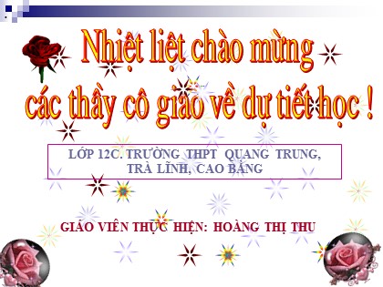 Bài giảng Ngữ văn Lớp 12 - Tiết 84: Diễn đạt trong văn nghị luận - Hoàng Thị Thu