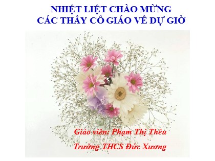 Bài giảng Ngữ văn Lớp 8 - Tiết 45: Văn bản Ôn dịch, thuốc lá (Tiết 1) - Phạm Thị Thêu
