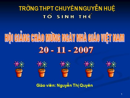 Bài giảng Sinh học Lớp 11 - Bài 16: Tiêu hoá ở động vật (Tiếp theo) - Nguyễn Thị Quyên Bài giảng Sinh học Lớp 11 - Bài 16: Tiêu hoá ở động vật (Tiếp theo) - Nguyễn Thị Quyên