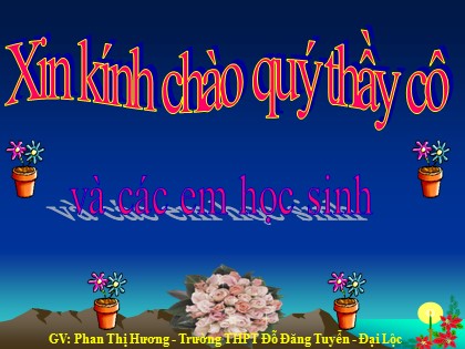 Bài giảng Sinh học Lớp 11 - Bài 42: Sinh sản hữu tính ở thực vật - Phan Thị Hương