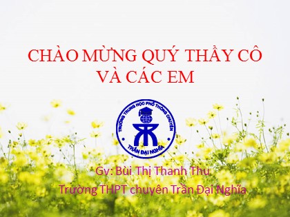 Bài giảng Sinh học Lớp 12 - Bài 37+38: Các đặc trưng cơ bản của quần thể sinh vật - Bùi Thị Thanh Thu