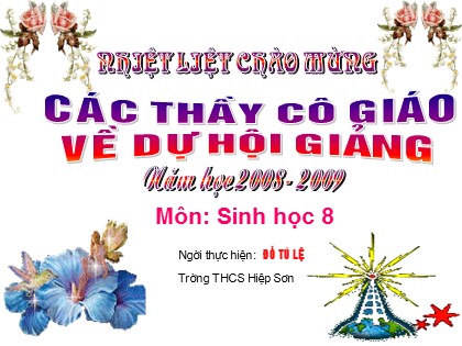 Bài giảng Sinh học Lớp 8 - Bài 36: Tiêu chuẩn ăn uống. Nguyên tắc lập khẩu phần - Đỗ Tú Lệ