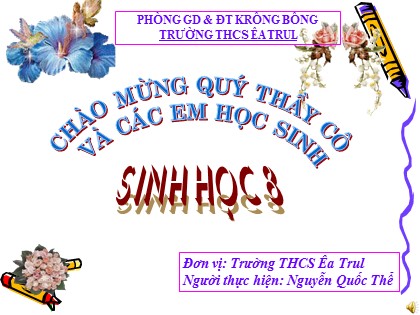 Bài giảng Sinh học Lớp 8 - Bài 54: Vệ sinh hệ thần kinh - Nguyễn Quốc Thể