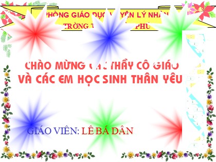 Bài giảng Sinh học Lớp 9 - Tiết 15: ADN - Lê Bá Dân