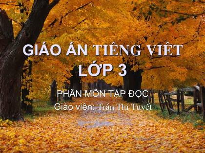 Bài giảng Tập đọc Lớp 3 - Tiết 71: Tiếng đàn - Trần Thị Tuyết