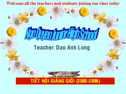 Bài giảng Tiếng Anh Lớp 8 - Unit 13: Festivals - Lesson 1: Getting started