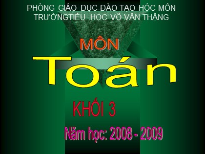 Bài giảng Toán Lớp 3 - Tiết 31: Bảng nhân 7