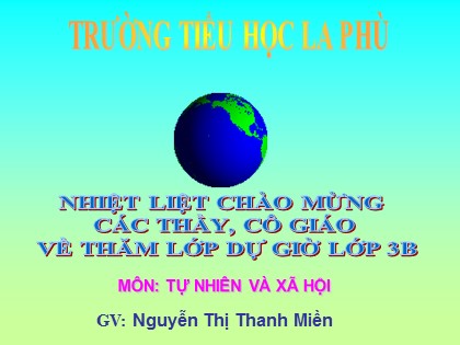 Bài giảng Tự nhiên và xã hội Lớp 3 - Tiết 64: Năm, tháng và mùa - Nguyễn Thị Thanh Miền