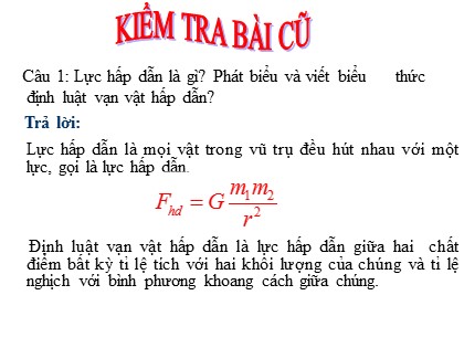 Bài giảng Vật lý 10 - Bài 12: Lực đàn hồi của lò xo. Định luật Húc
