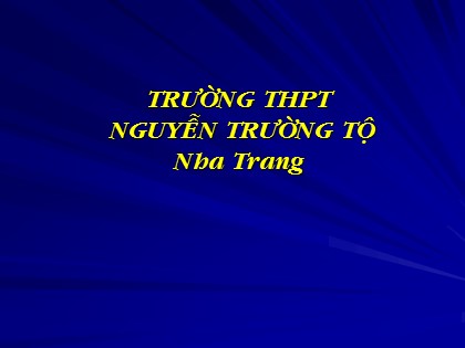 Bài giảng Vật lý Lớp 10 - Bài 11: Lực hấp dẫn. Định luật vạn vật hấp dẫn - Trường THPT Nguyễn Trường Tộ