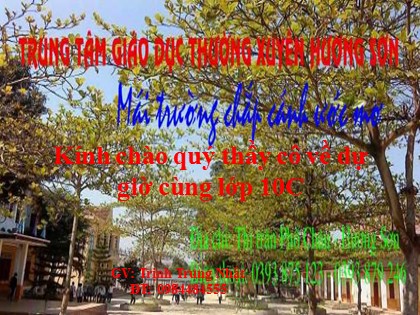 Bài giảng Vật lý Lớp 10 - Tiết 14: Lực hướng tâm - Trịnh Trung Nhật