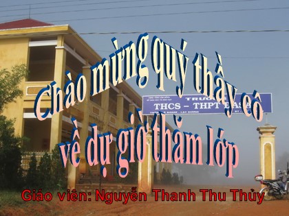 Bài giảng Hóa học Lớp 9 - Tiết 12: Phân bón hóa học - Nguyễn Thanh Thu Thủy