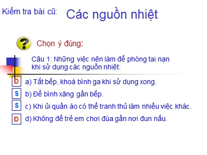 Bài giảng Khoa học  4 - Bài 54: Nhiệt cần cho sự sống