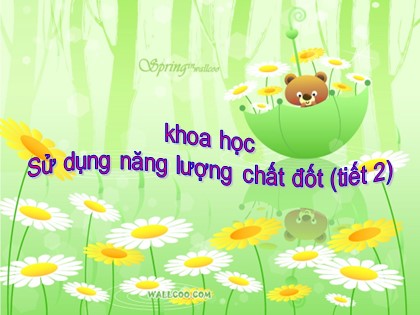 Bài giảng Khoa học Lớp 5 - Tuần 22 - Bài: Sử dụng năng lượng chất đốt (Tiết 2)