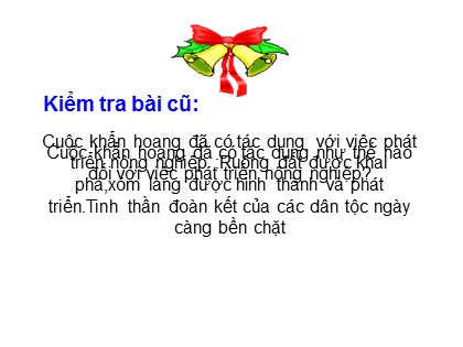 Bài giảng Lịch sử 4 - Bài 23: Thành thị ở thế kỉ XVI-XVII