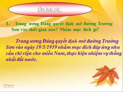 Bài giảng Lịch sử Lớp 5 - Tuần 25 - Bài: Sấm sét đêm giao thừa