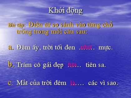 Bài giảng Luyện từ và câu Lớp 3 - Tuần 4 - Bài: Mở rộng vốn từ Gia đình. Ôn tập câu Ai là gì?
