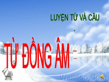 Bài giảng Luyện từ và câu Lớp 5 - Tuần 5 - Bài: Từ đồng âm