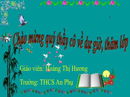 Bài giảng Ngữ văn Lớp 9 - Tiết 142: Luyện nói Nghị luận về một đoạn thơ, bài thơ - Hoàng Thị Hương