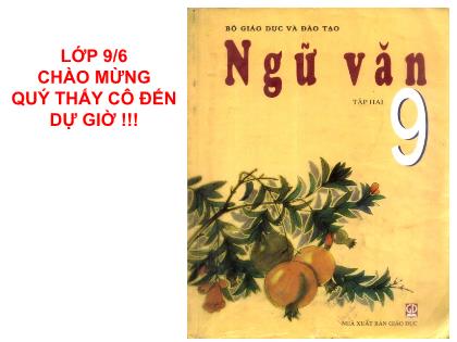 Bài giảng Ngữ văn Lớp 9 - Tiết 98: Các thành phần biệt lập