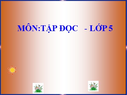 Bài giảng Tập đọc Lớp 5 - Tuần 29 - Bài: Một vụ đắm tàu - Năm học 2016-2017