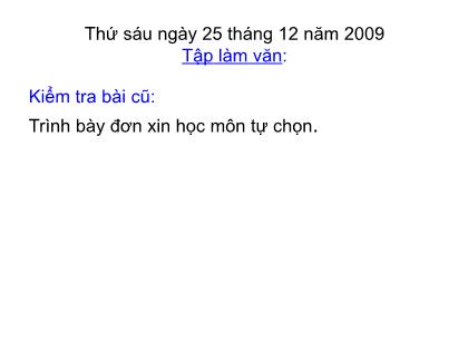 Bài giảng Tập làm văn Khối 5 - Tuần 21 - Bài: Trả bài văn tả người