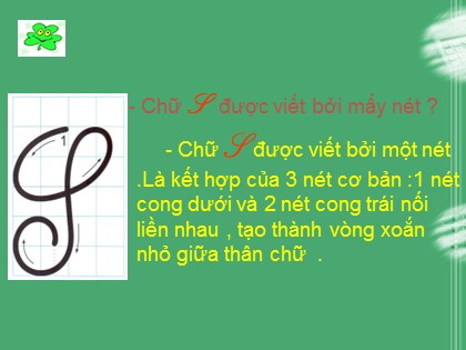 Bài giảng Tập viết Lớp 3 - Tuần 25: Ôn chữ hoa S
