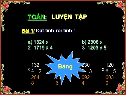 Bài giảng Toán Lớp 3 - Bài: Luyện tập (Trang 116)