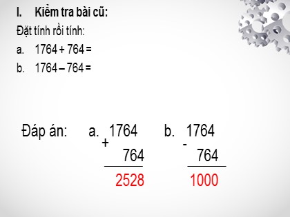Bài giảng Toán Lớp 4 - Chương 2 - Bài: Tìm hai số khi biết tổng và hiệu của hai số đó