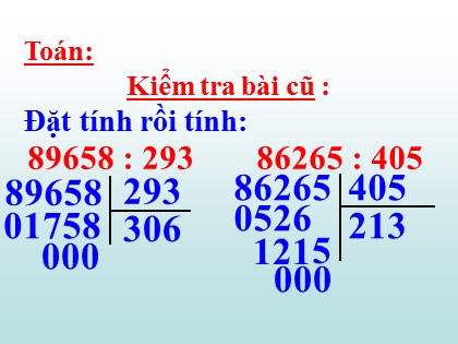 Bài giảng Toán Lớp 4 - Tuần 14 - Tiết 81: Luyện tập