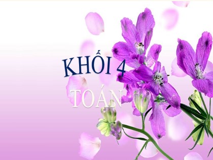 Bài giảng Toán Lớp 4 - Tuần 9 - Bài: Vẽ hai đường thẳng vuông góc