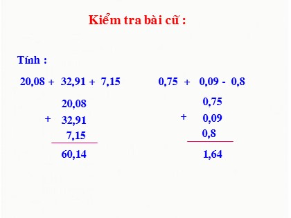 Bài giảng Toán Lớp 5 - Tuần 10 - Tiết 50: Luyện tập (Trang 52)