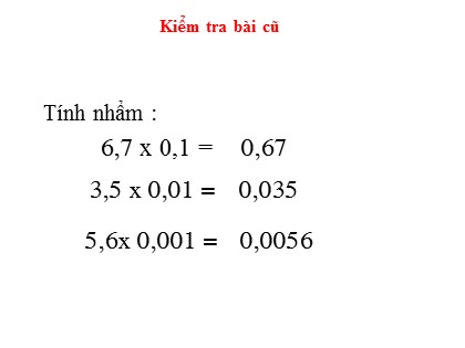 Bài giảng Toán Lớp 5 - Tuần 12 - Tiết 60: Luyện tập